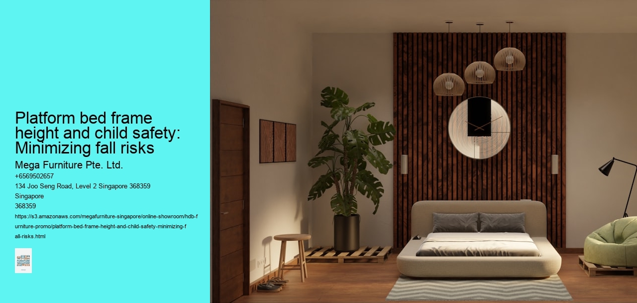 Platform bed frame height and child safety: Minimizing fall risks