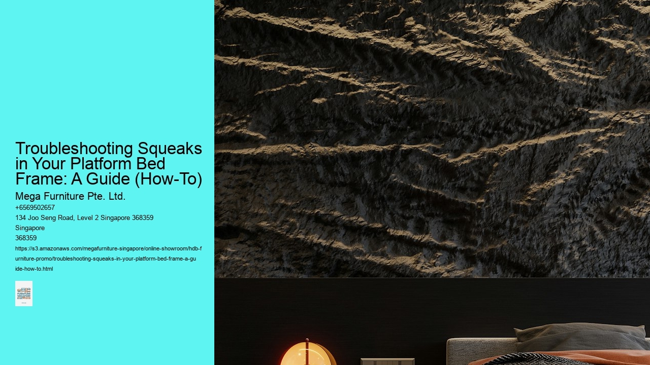Troubleshooting Squeaks in Your Platform Bed Frame: A Guide (How-To)