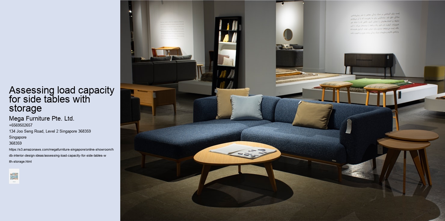 Assessing load capacity for side tables with storage