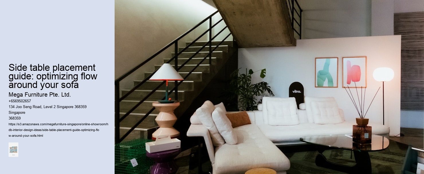 Side table placement guide: optimizing flow around your sofa