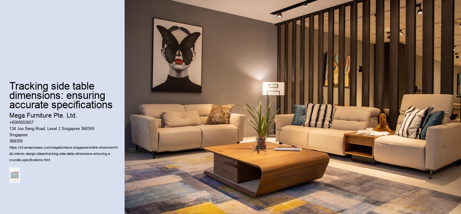 Tracking side table dimensions: ensuring accurate specifications