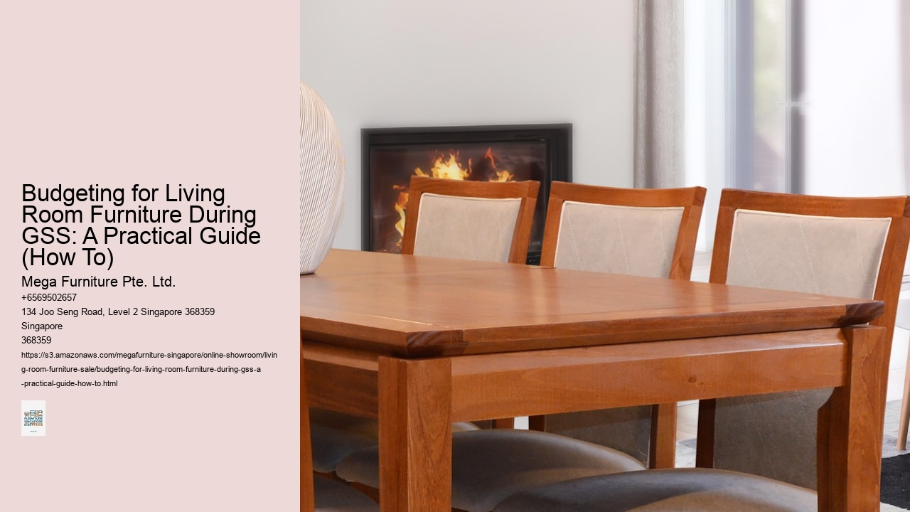 Budgeting for Living Room Furniture During GSS: A Practical Guide (How To)