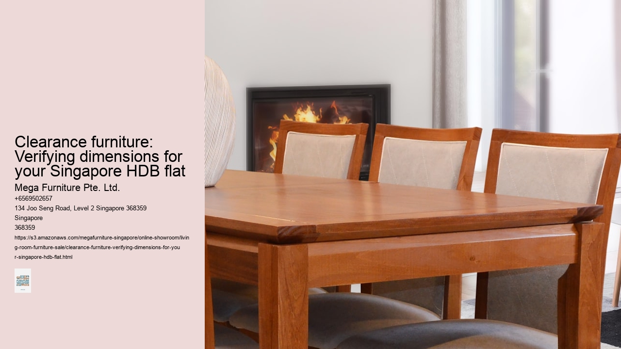 Clearance furniture: Verifying dimensions for your Singapore HDB flat