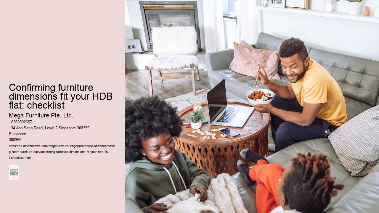 Confirming furniture dimensions fit your HDB flat: checklist