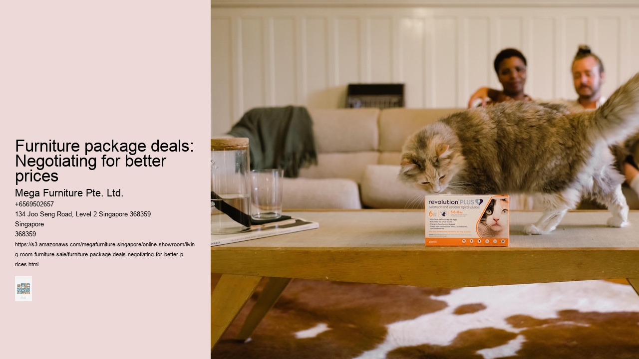Furniture package deals: Negotiating for better prices