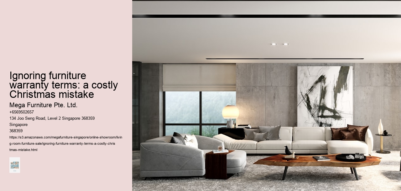 Ignoring furniture warranty terms: a costly Christmas mistake