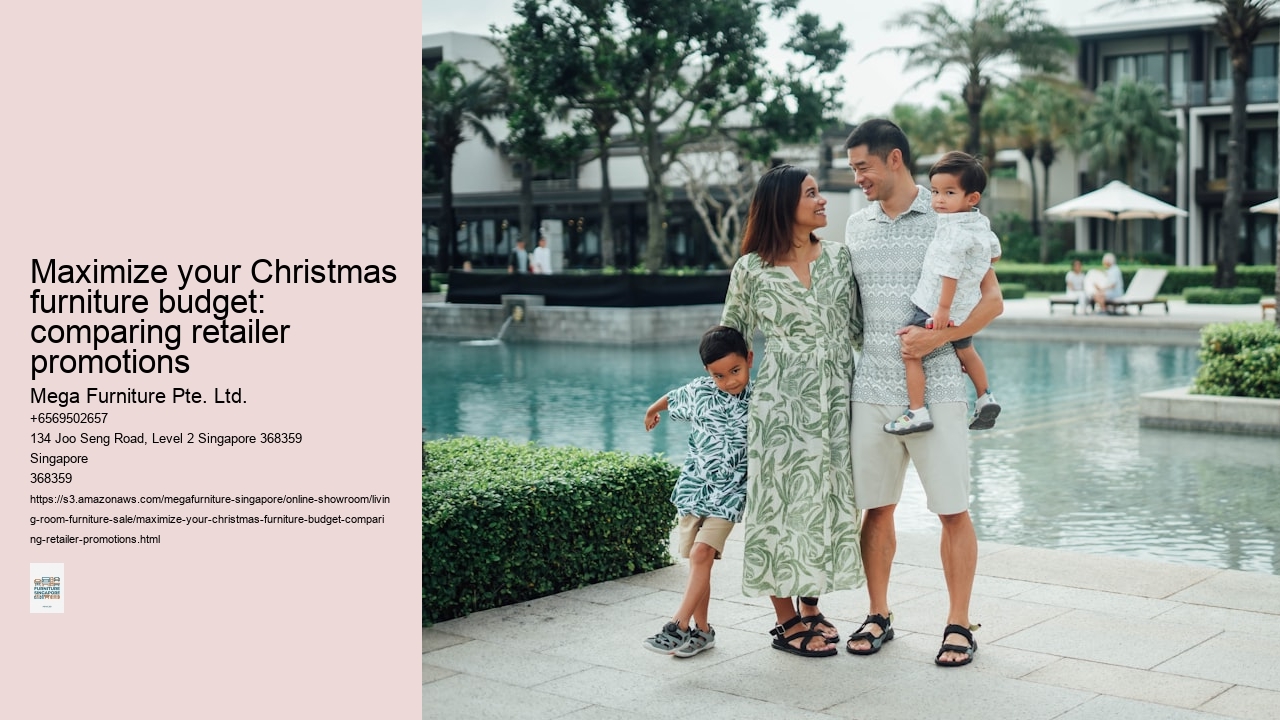 Maximize your Christmas furniture budget: comparing retailer promotions