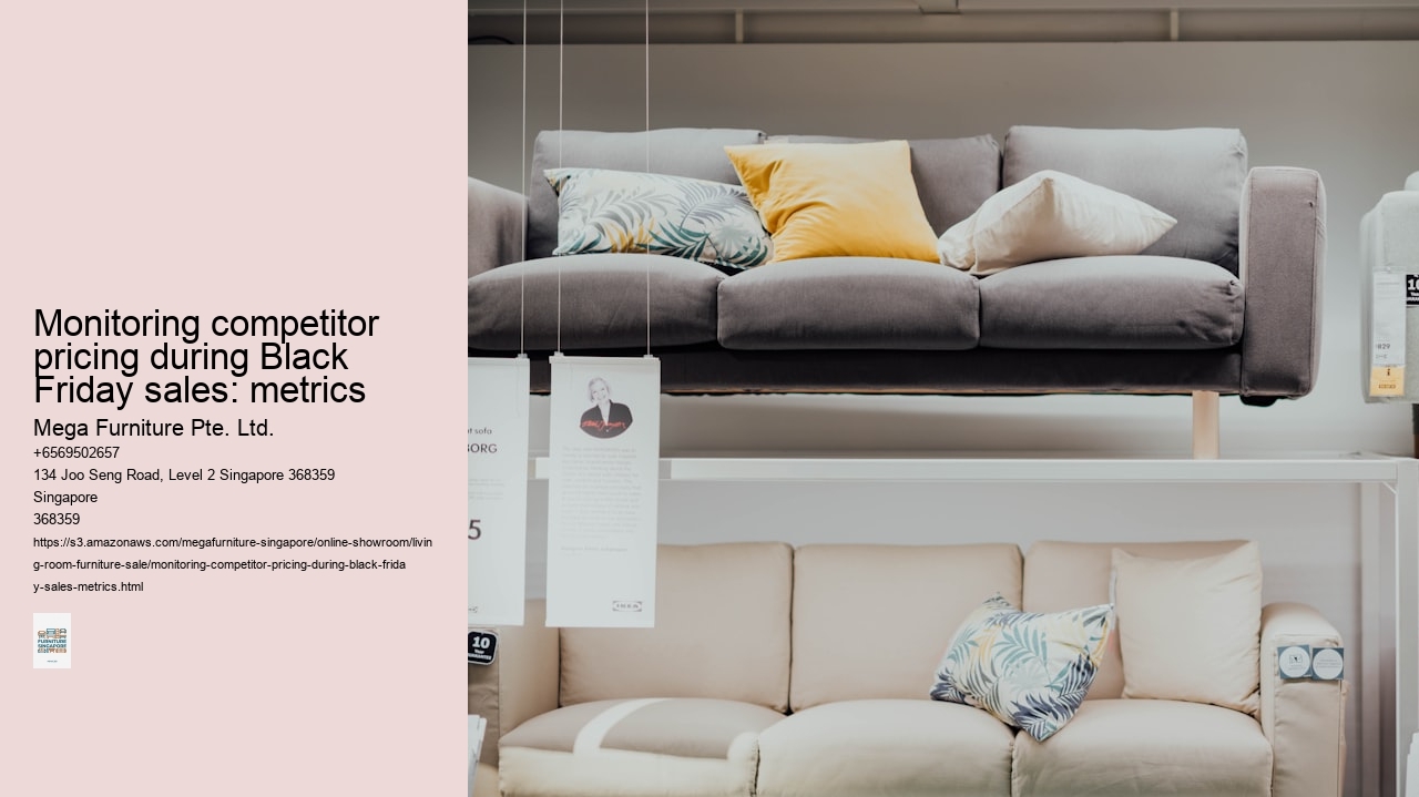 Monitoring competitor pricing during Black Friday sales: metrics