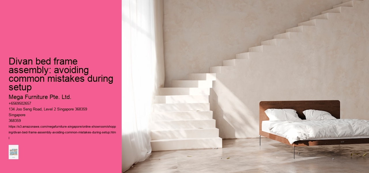 Divan bed frame assembly: avoiding common mistakes during setup