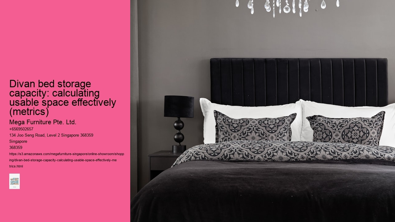Divan bed storage capacity: calculating usable space effectively (metrics)