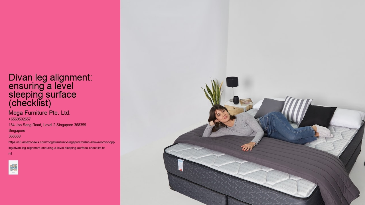 Divan leg alignment: ensuring a level sleeping surface (checklist)