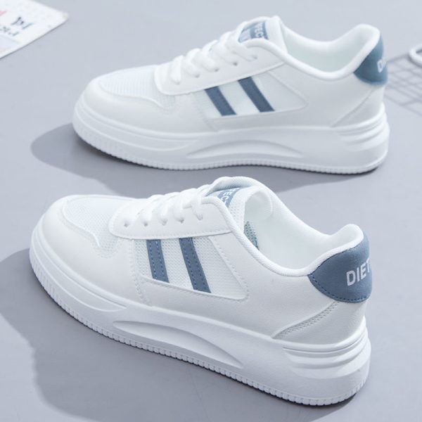 Women's All-matching Casual Sports Leather Summer White Sneakers Internet Celebrity - Image 7