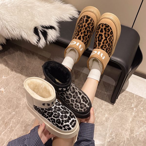 Snow Boots Women's Outer Wear Thick Sole Height Increasing - Image 4