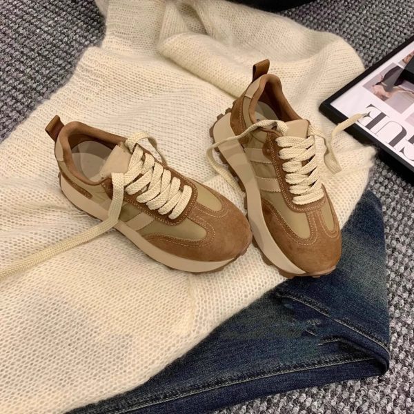 Thick Bottom Color Matching All-matching Casual Sports Dad Shoes - Image 5