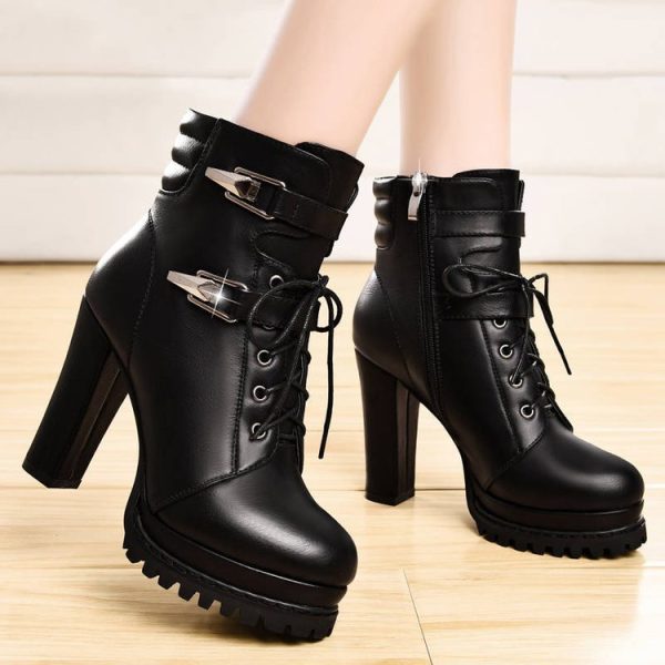 British Style High Heel Women Shoes - Image 4