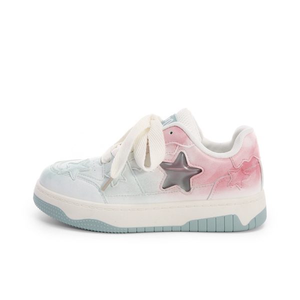 Women's All-match Casual Gradient Color Flat Sneaker - Image 5
