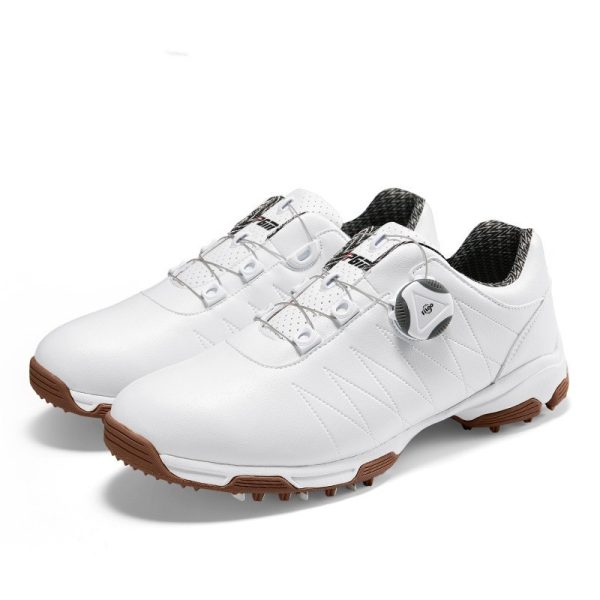 Golf Shoes Women's Waterproof Sneakers Spin Button LACES Anti-sideslip - Image 3