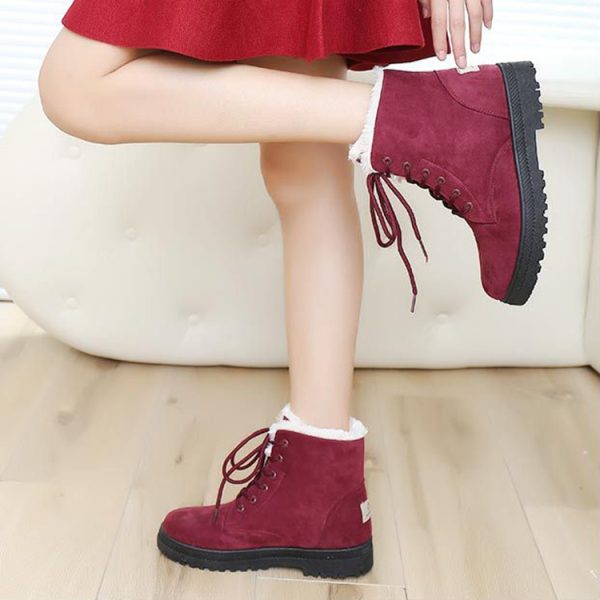 Winter Snow Boots With Warm Plush Ankle Boots For Women Shoes - Image 6