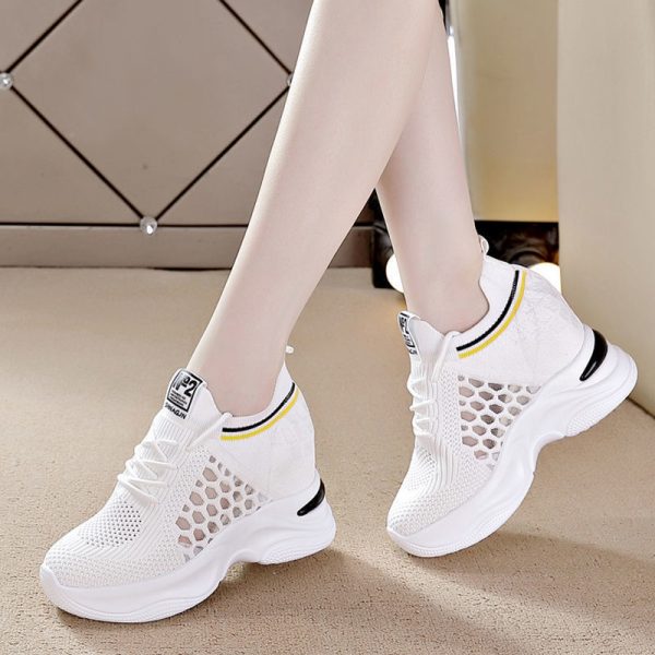 Breathable Slimming Height Increasing Insole Women's Shoes Casual Sneaker Women - Image 7