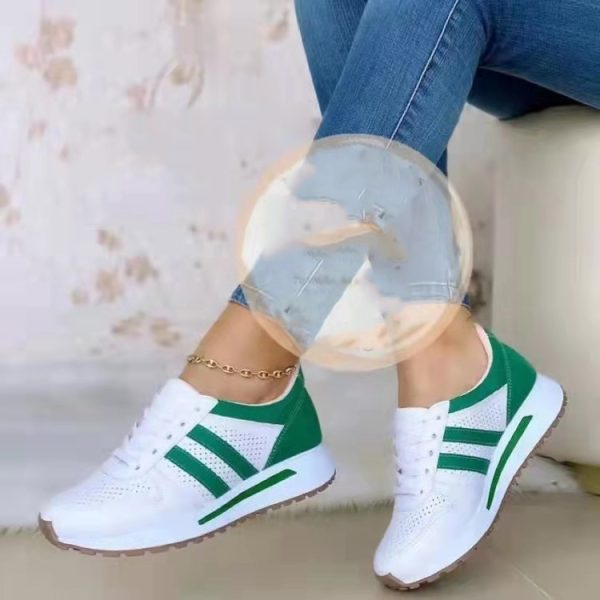 Spring And Summer Platform Wedge Casual And Comfortable European And American Breathable Shoes - Image 3