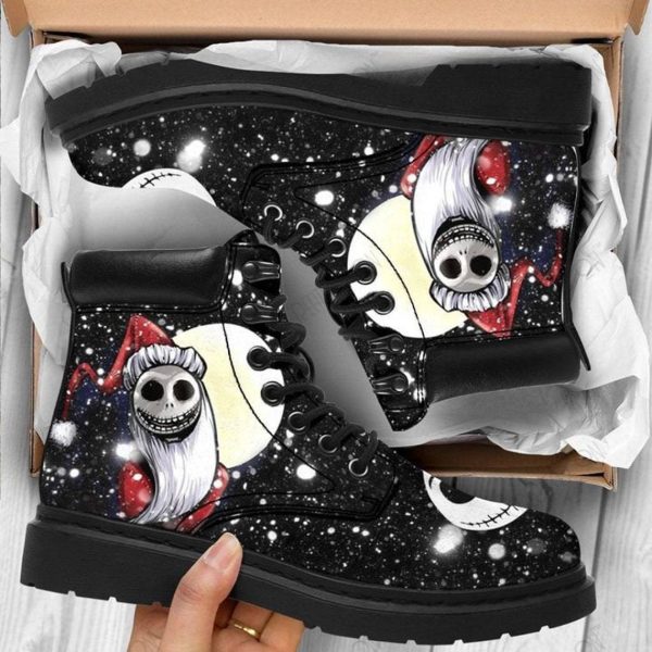 Women's Fashion Halloween Cartoon Printed Boots - Image 5