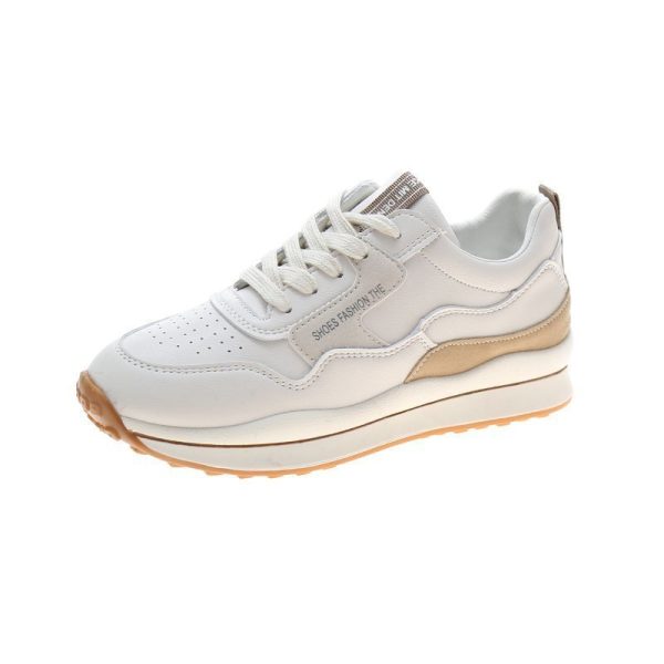 Breathable Low Top Flat Bottom 41 Size Female Lace-up Casual Shoes - Image 5