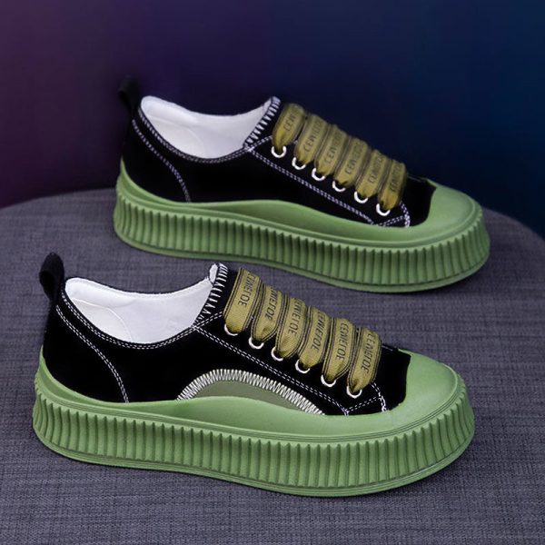 Muffin Thick Soled Heightening Versatile Retro Biscuit Shoes - Image 7
