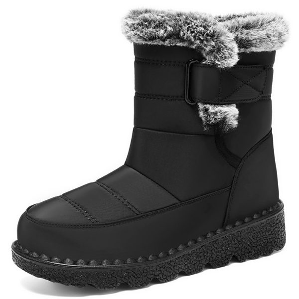 Women's Snow Boots Fleece Lined Padded Warm Keeping - Image 4