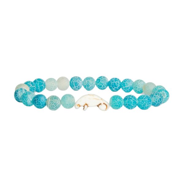 8mm Natural Stone Manatee Amazonite Bracelet - Image 5