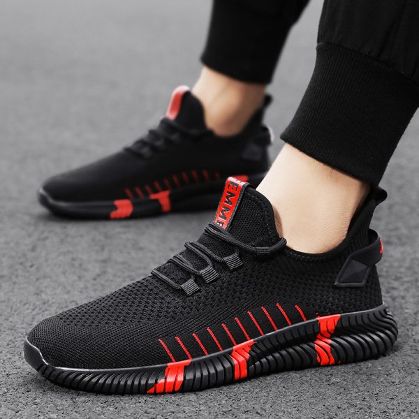 Mesh Sneakers Men Breathable Lightweight Running Shoes - Image 6