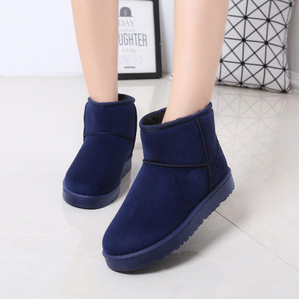 Snow Boots Winter Faux Fur Women Shoes - Image 2