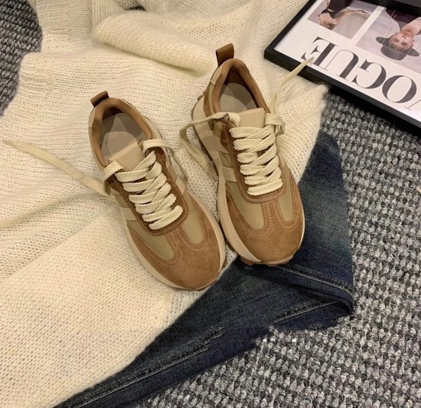 Thick Bottom Color Matching All-matching Casual Sports Dad Shoes - Image 7