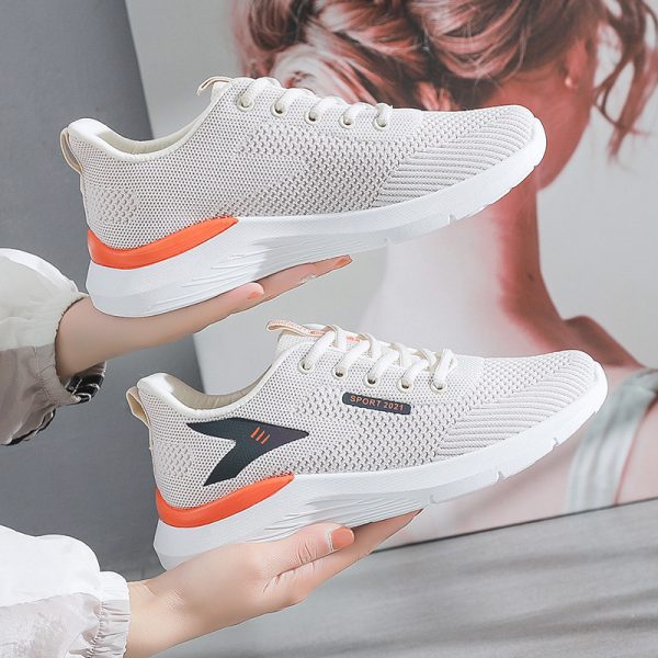 Women's Fly-knit Sneakers Running Tide Shoes - Image 6