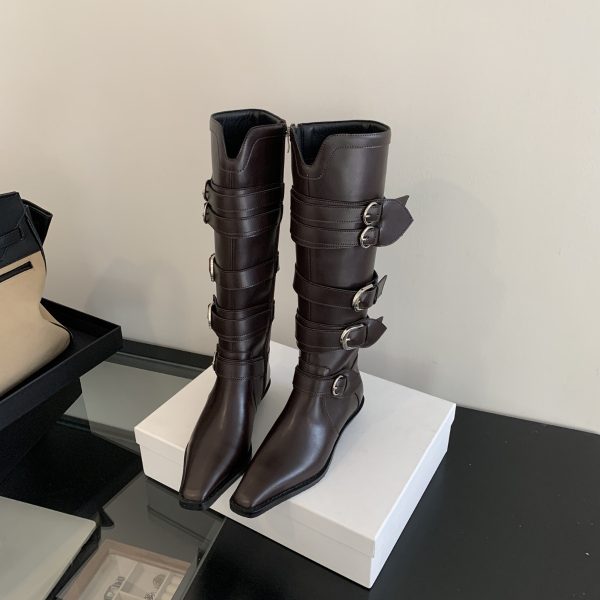 Autumn And Winter New Retro High Sense Niche Knight Boots Children - Image 6