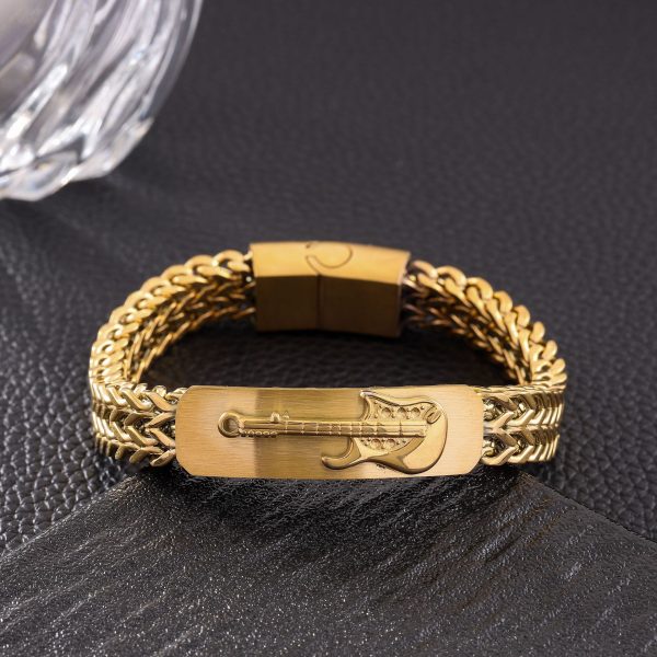 Retro Stainless Steel Three-dimensional Design Bracelet - Image 4