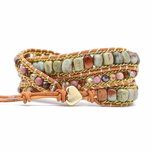 Fashion Irregular Heart Multi-layer Winding Bracelet - Image 5