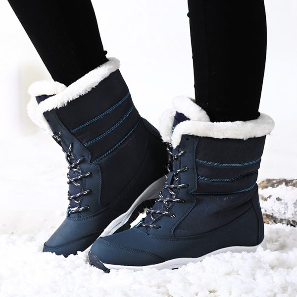 Snow Boots Plush Warm Ankle Boots For Women Winter Shoes - Image 6
