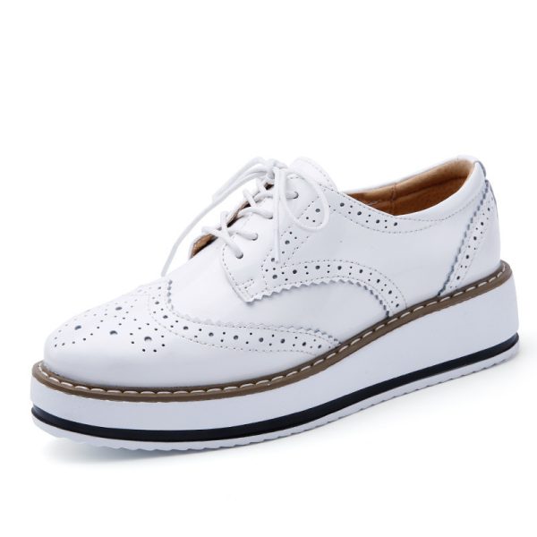 Lace-up Flats Shoes Sports British Style - Image 9
