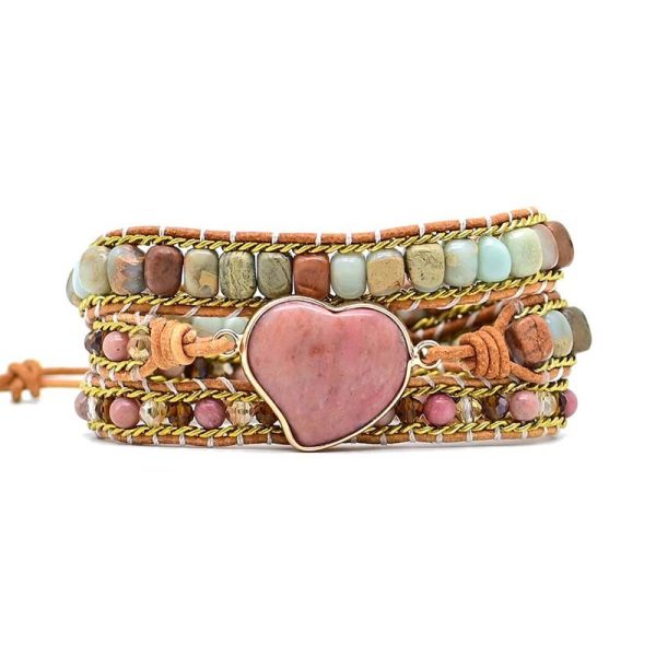 Fashion Irregular Heart Multi-layer Winding Bracelet - Image 4