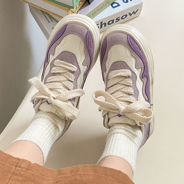 Girl's Casual Sneaker All-matching Platform Shoes - Image 3