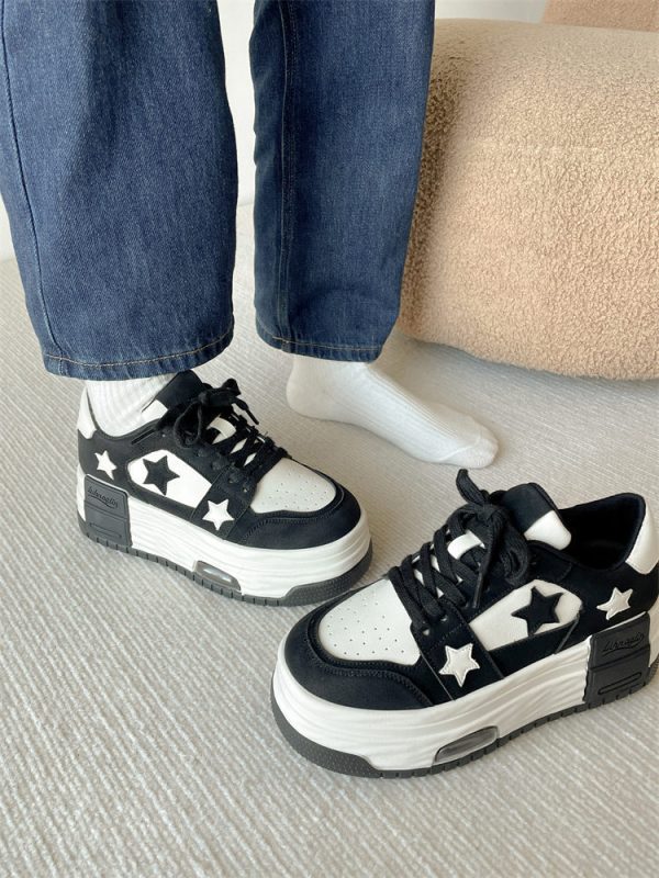 All-match Thick Bottom Increased Hong Kong Style Lightweight Sneakers - Image 6