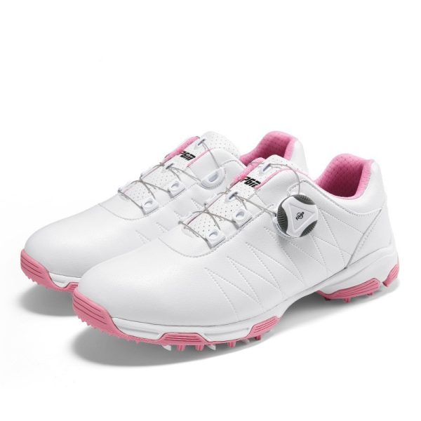 Golf Shoes Women's Waterproof Sneakers Spin Button LACES Anti-sideslip - Image 7