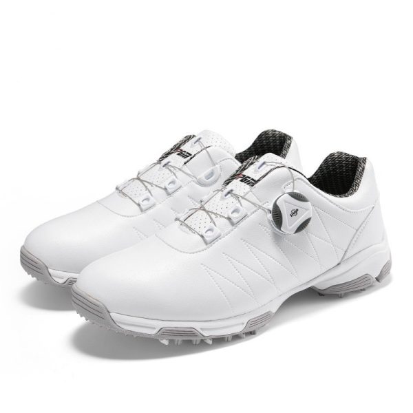 Golf Shoes Women's Waterproof Sneakers Spin Button LACES Anti-sideslip - Image 4