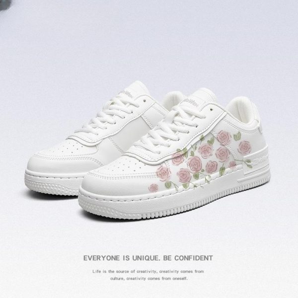 White Shoes Girls' Sneakers Autumn New - Image 2
