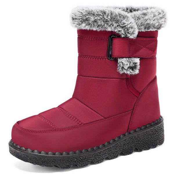Women's Snow Boots Fleece Lined Padded Warm Keeping - Image 5