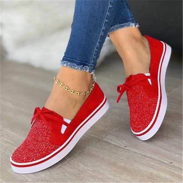 Fall New Flat Shoes Female Low Top Shallow Mouth - Image 3