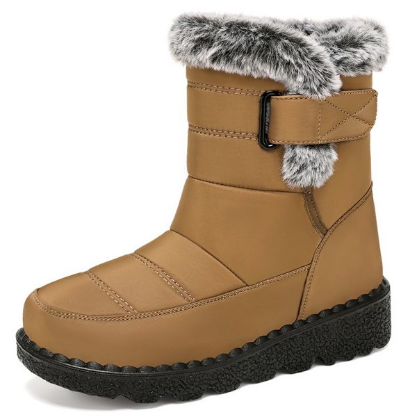 Women's Snow Boots Fleece Lined Padded Warm Keeping - Image 8