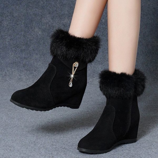 Height Increasing Insole Snow Boots For Women - Image 10