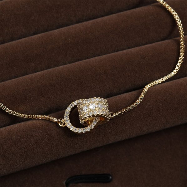 Double Ring Micro Necklace Simple Women's Fashion - Image 2