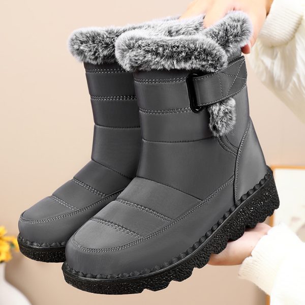 Women's Snow Boots Fleece Lined Padded Warm Keeping - Image 3